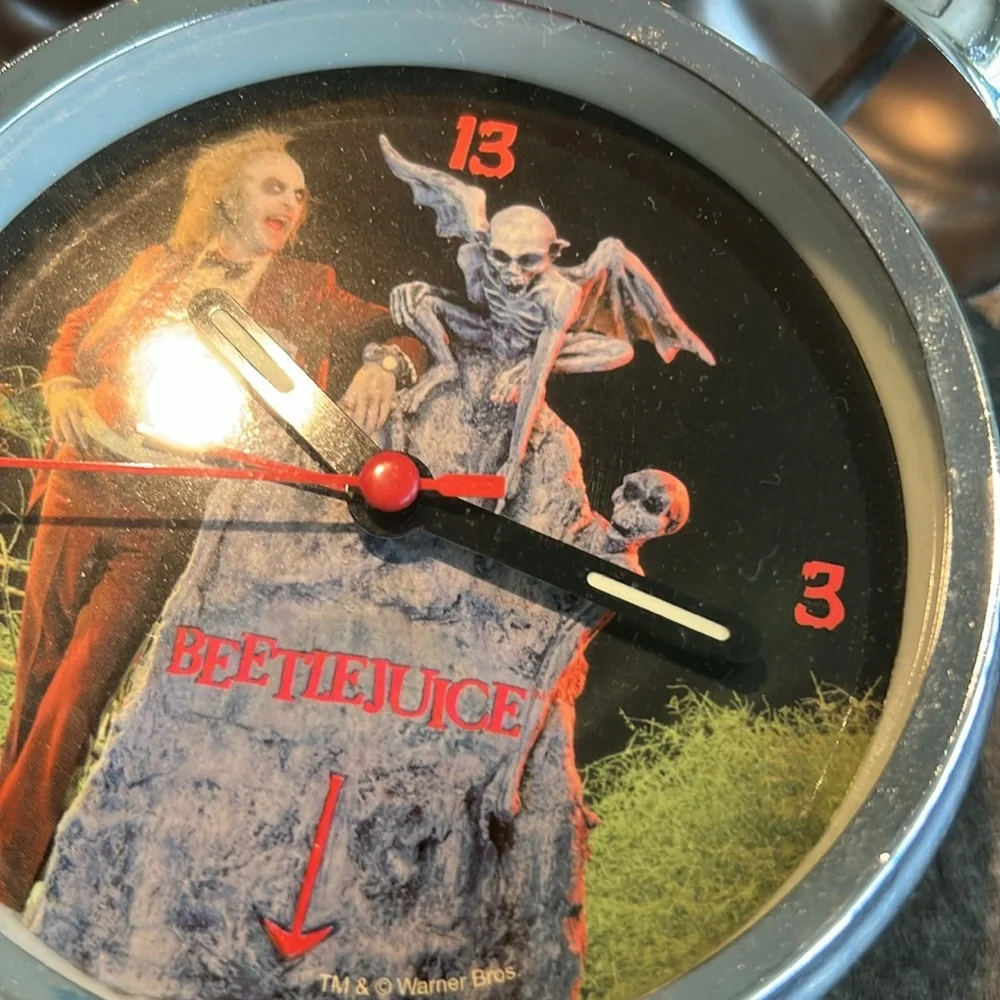 Beetlejuice 1990’s NECA Alarm Clock I DOUBLE DOG DARE YOU TO GOOGLE SEARCH